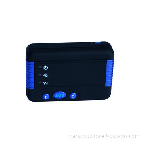 Small GPS tracker with SOS panic button